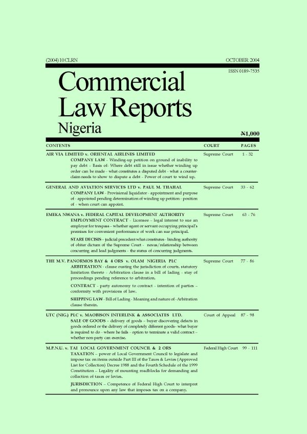 OCTOBER 2004 - Volume