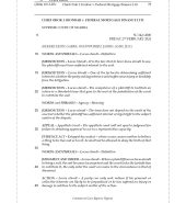 CHIEF OROK I. IRONBAR v. FEDERAL MORTGAGE FINANCE LTD.