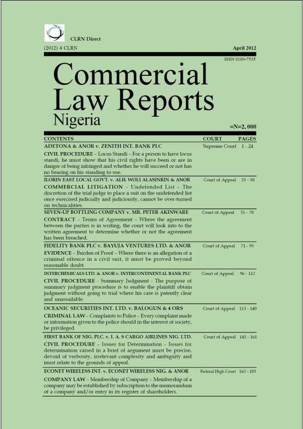 April 2012 - Volume