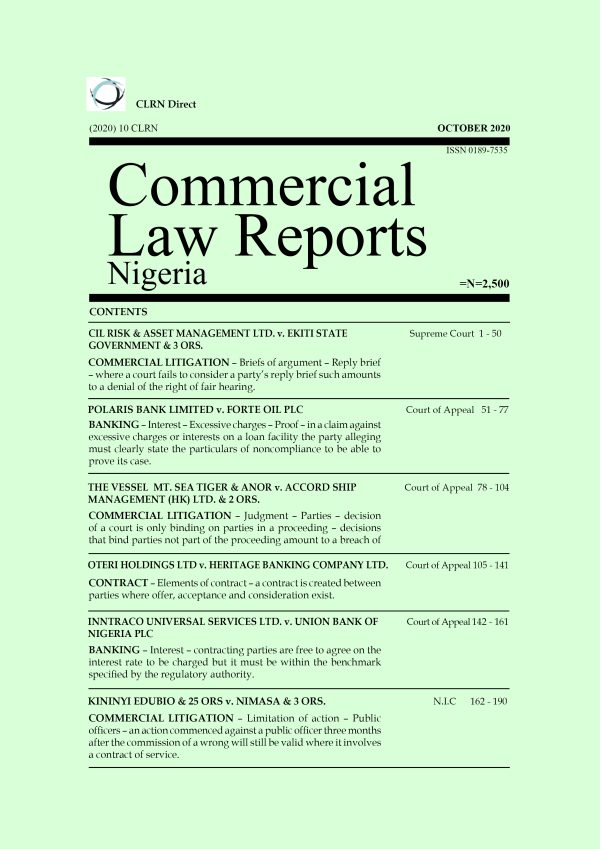 October 2020 - Volume
