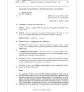 MINISTER OF TRANSPORT v. INTEGRATED FINANCE LTD.