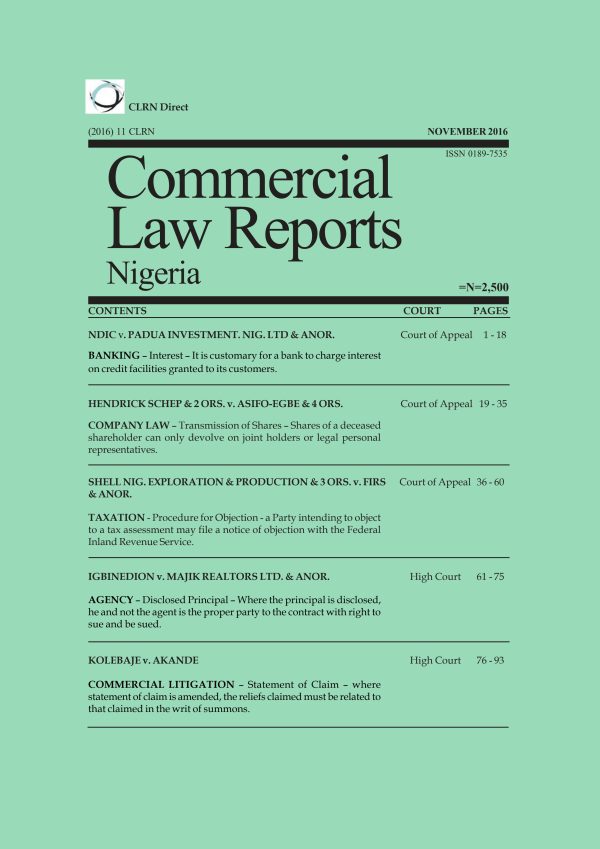 November 2016 - Volume