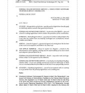 FIRS v. CHECK POINT SOFTWARE TECHNOLOGIES B.V. NIG. LTD.